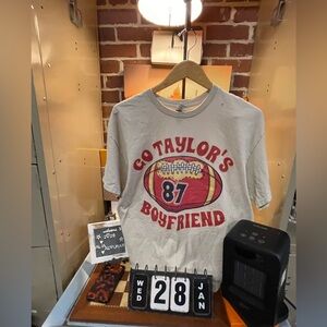 Go Taylor's Boyfriend Funny Football T-Shir